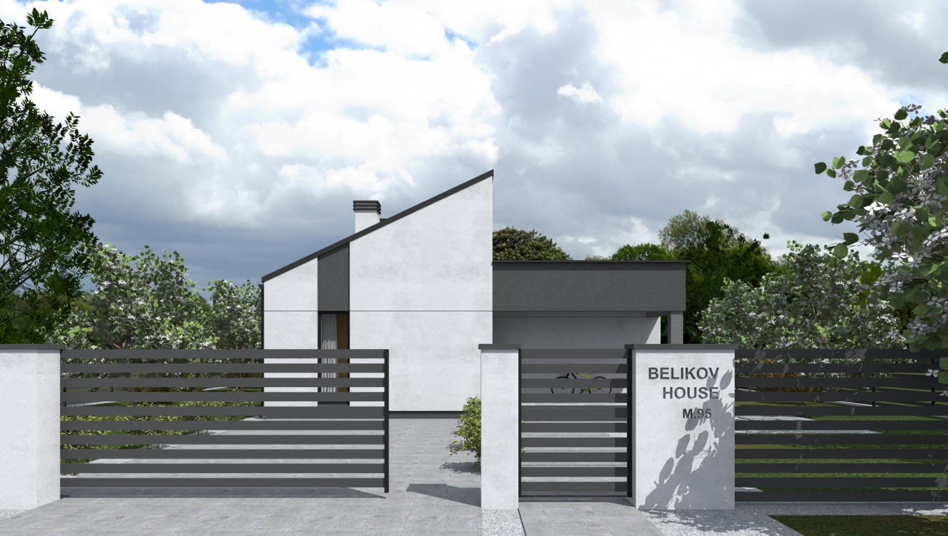 Хайлунд ПазлХаус, крыша комбинированная