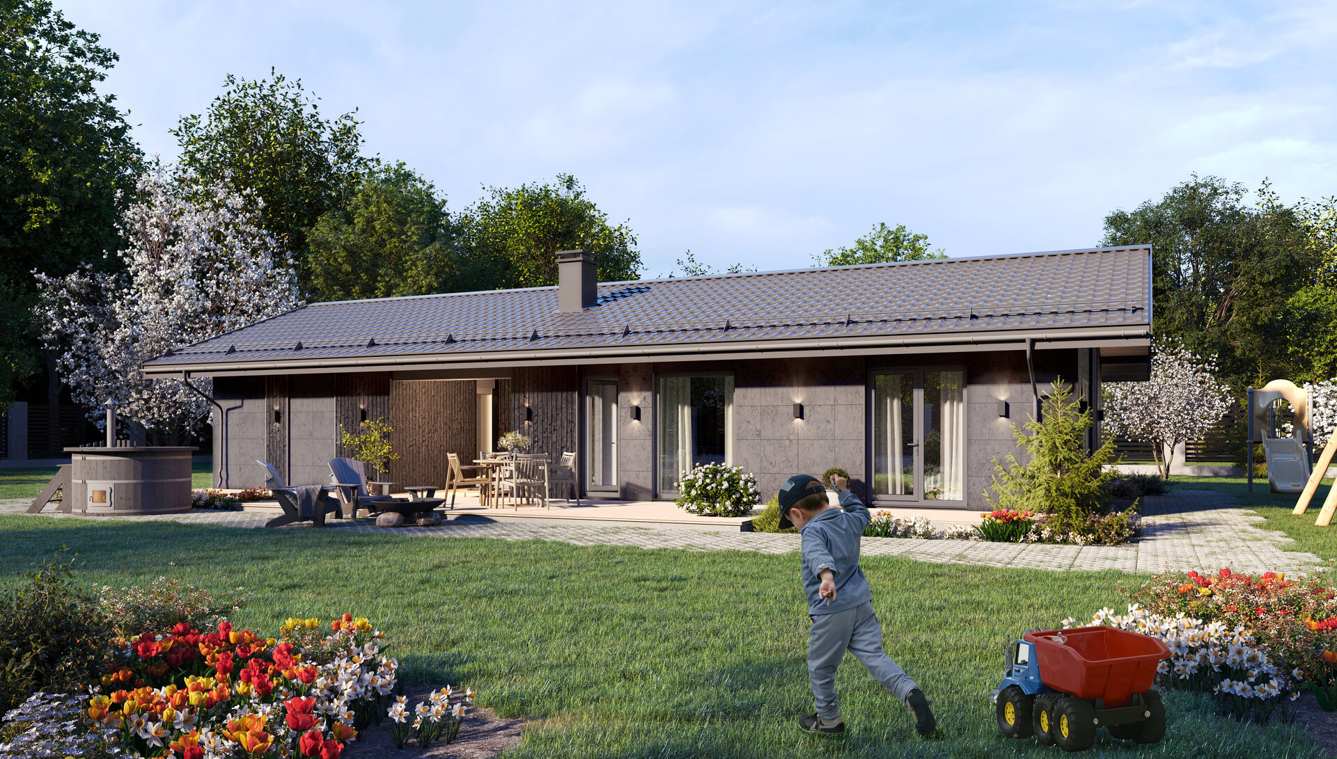 Милый дом 6, мастер-спальня 115м2