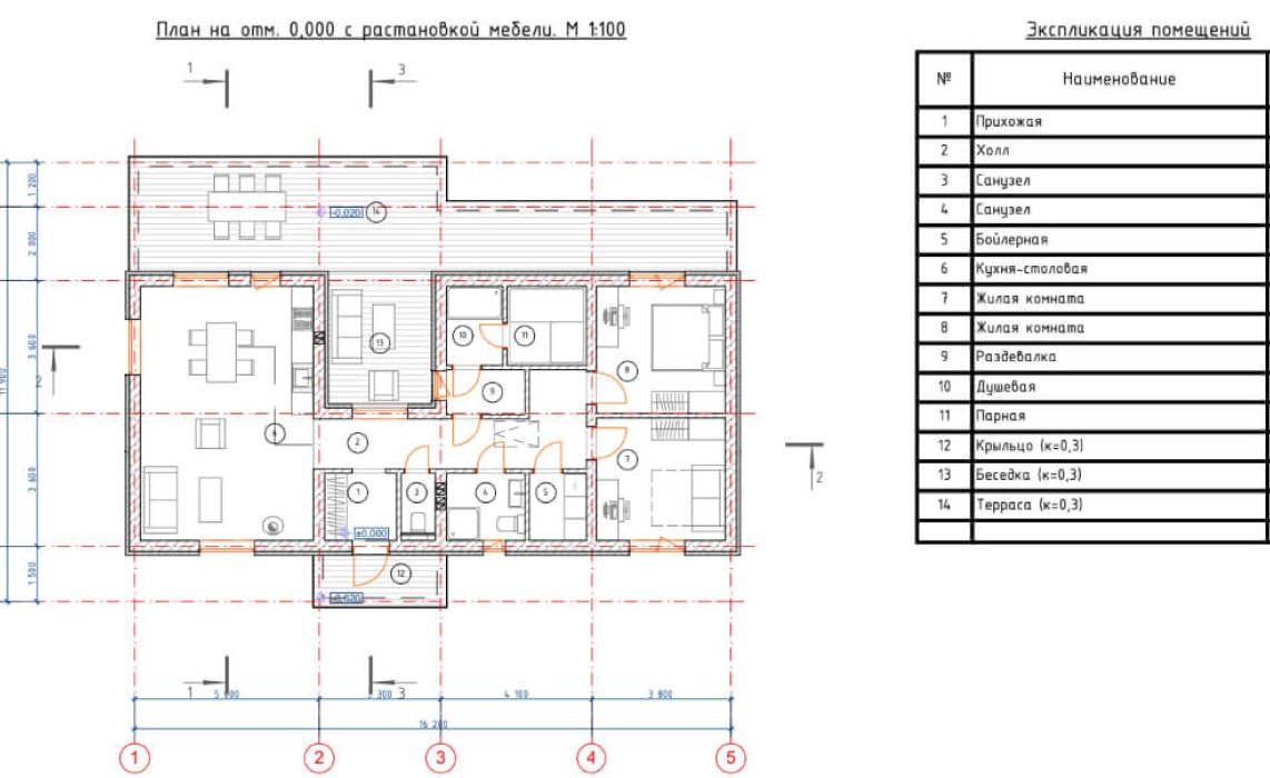 милый дом 3 (терр и баня, гост бок) 108м2