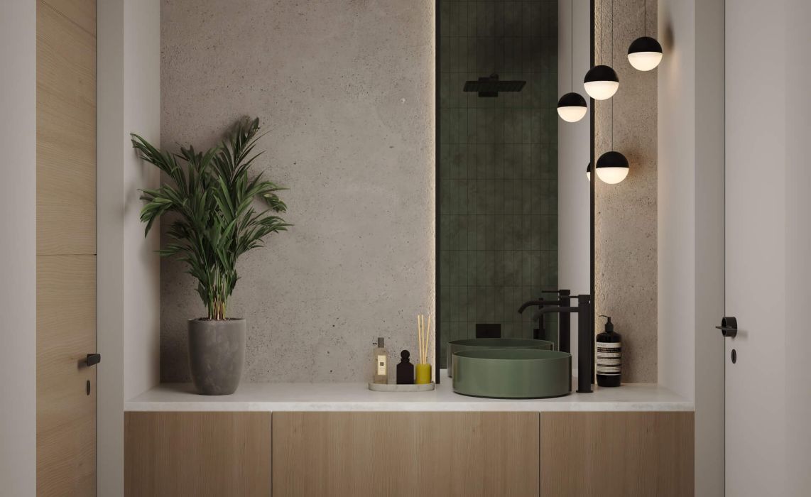 Кухня-гостиная боковая, терраса задняя 120 м²