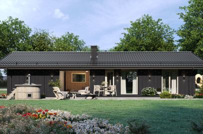 Милый дом 5, баня и 3 спальни 115м2