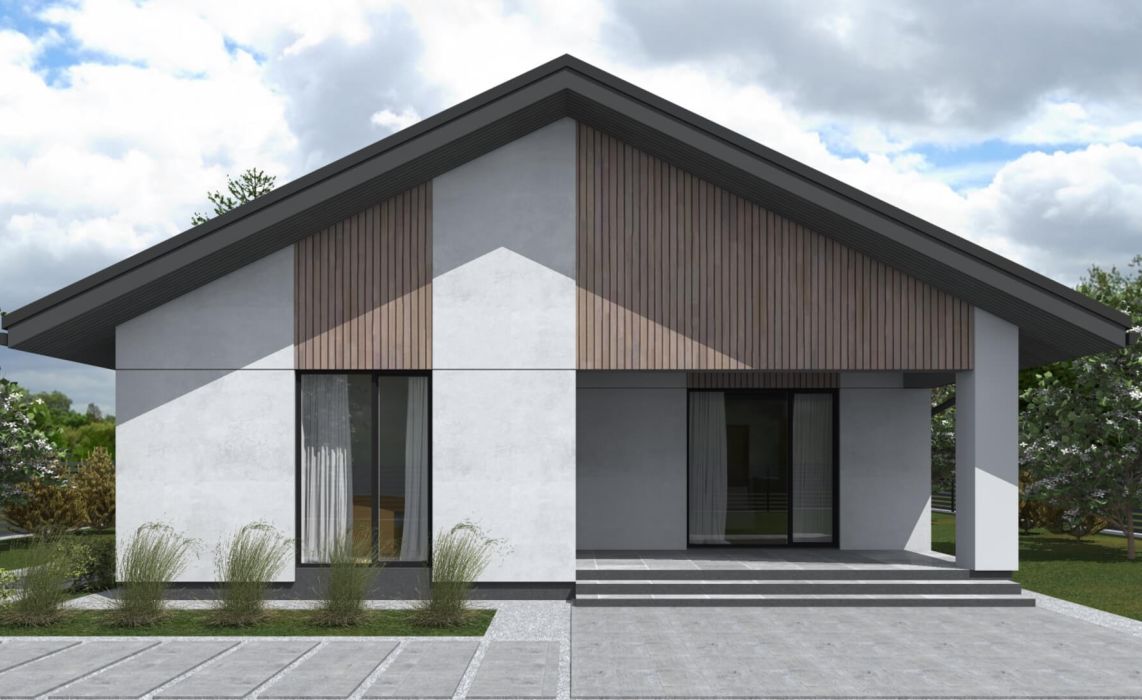 Норхельм ПазлХаус, крыша скатная