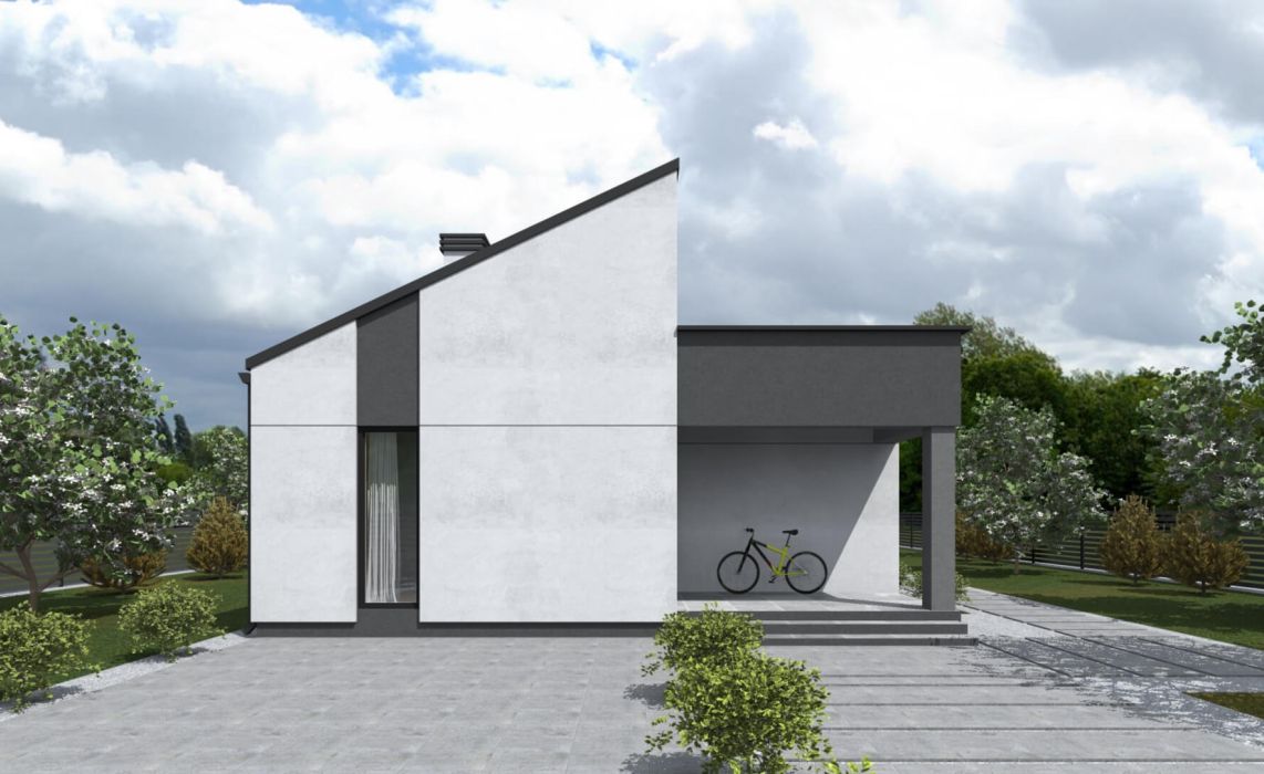 Люмборг ПазлХаус, крыша комбинированная