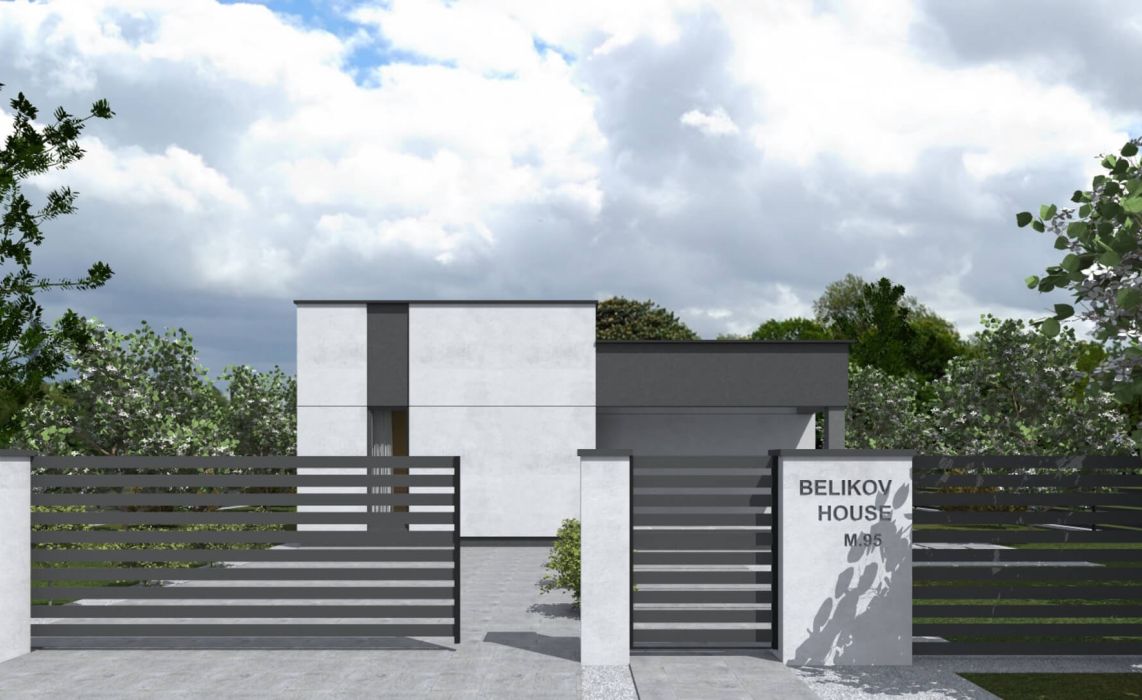 Хайлунд ПазлХаус, крыша плоская