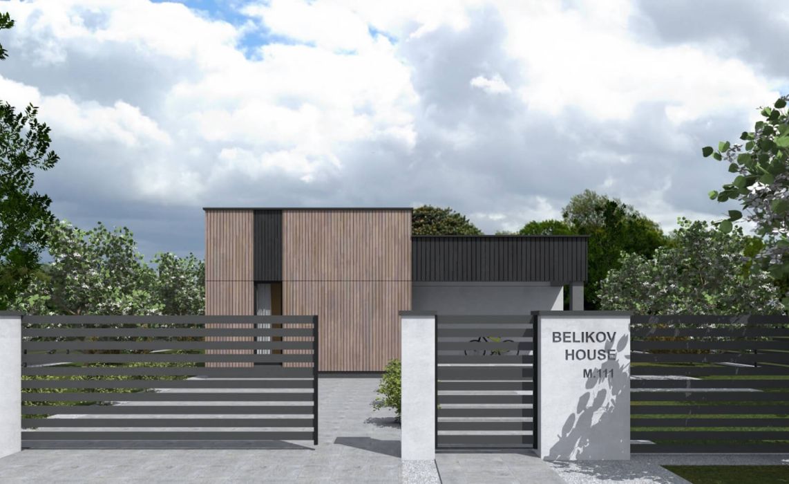 Йерке ПазлХаус, крыша плоская