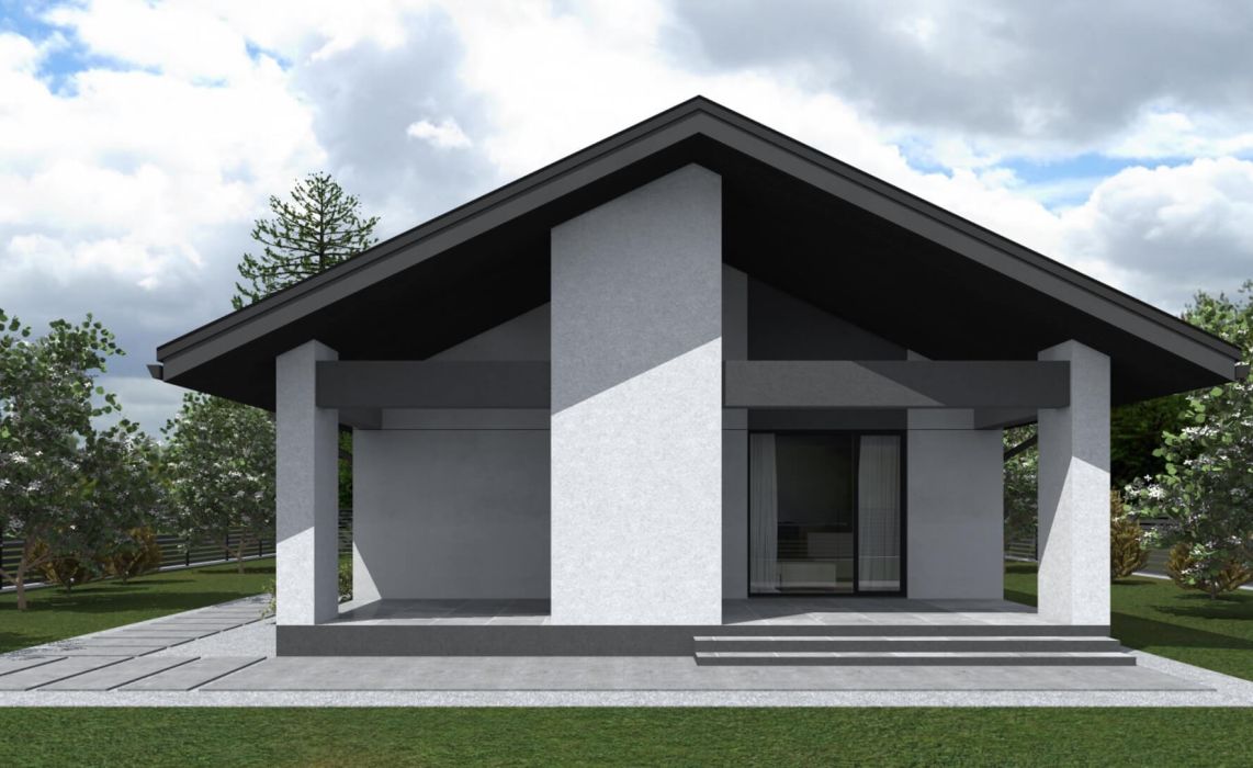 Люмборг ПазлХаус, крыша скатная