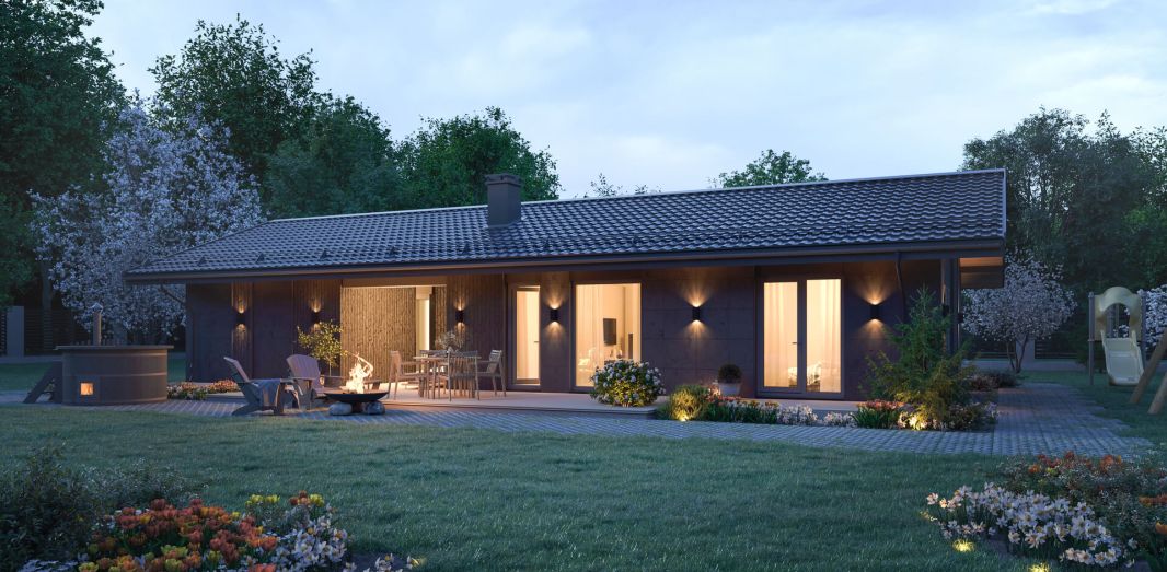 Милый дом 4, 3 спальни, гостиная боковая 108м2