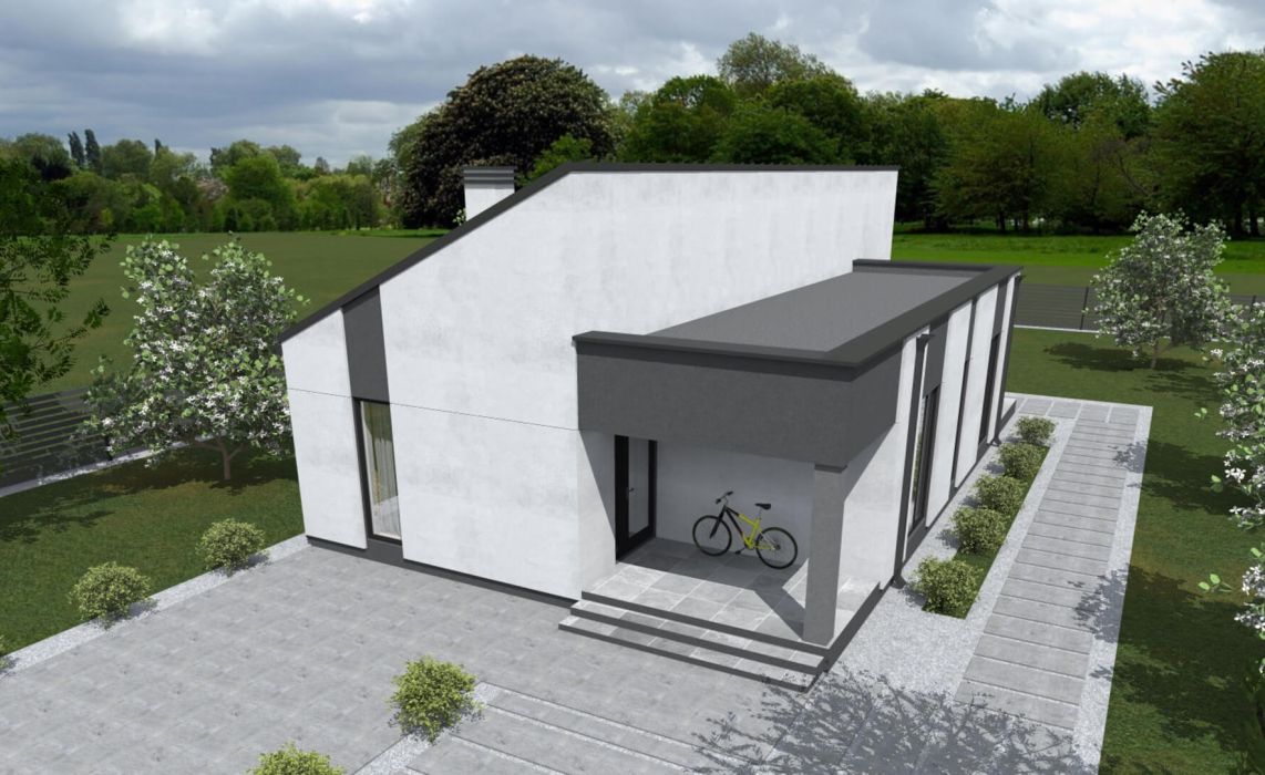 Люмборг ПазлХаус, крыша комбинированная