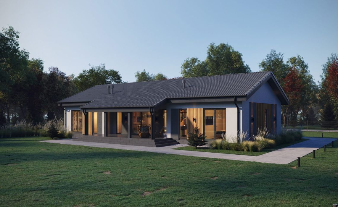 Кухня-гостиная сердце дома 180 м2