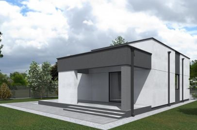 Гамвик ПазлХаус, крыша плоская