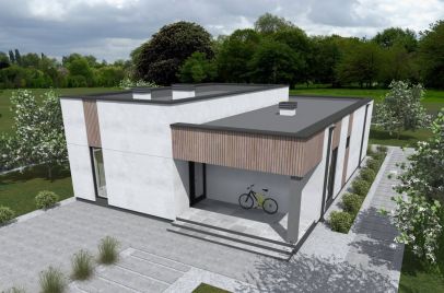 Норхельм ПазлХаус, крыша плоская