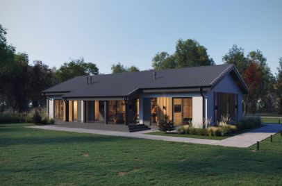 Кухня-гостиная сердце дома 180 м²