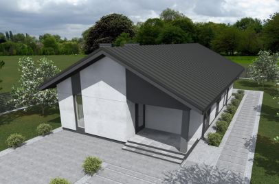 Ноунейм Пазл Хаус 93, крыша скатная