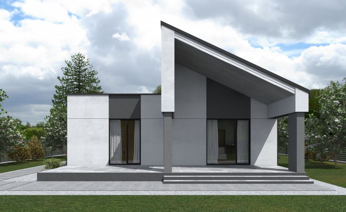 Хайлунд ПазлХаус, крыша комбинированная