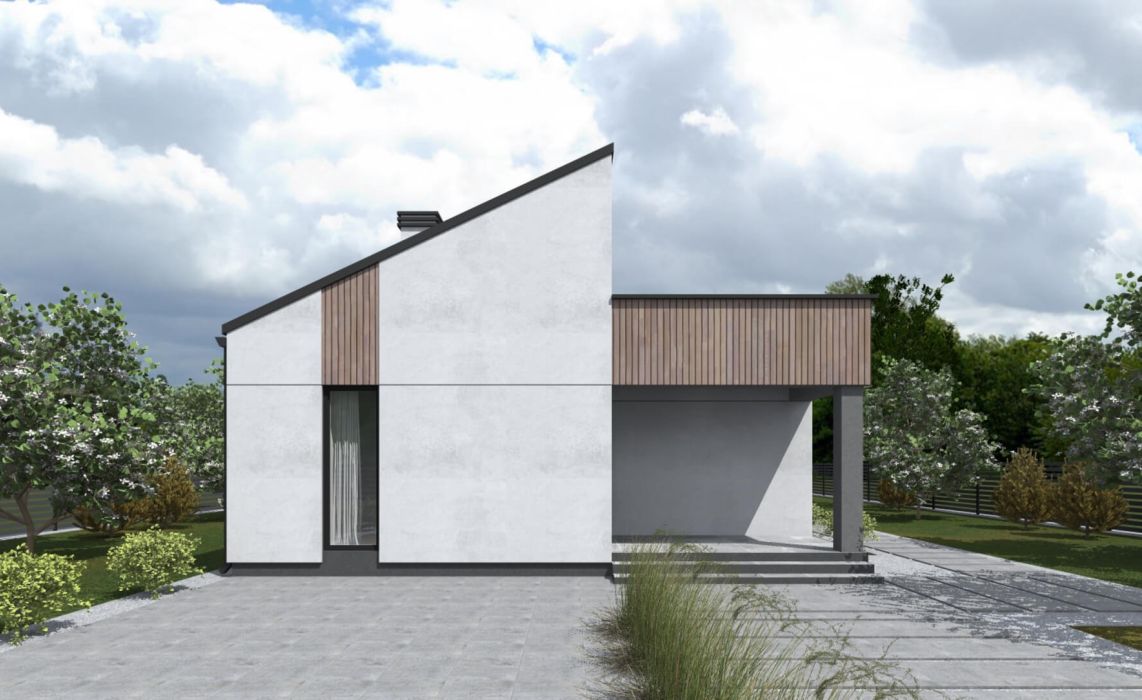 Ноунейм Пазл Хаус 75, крыша комбинированная