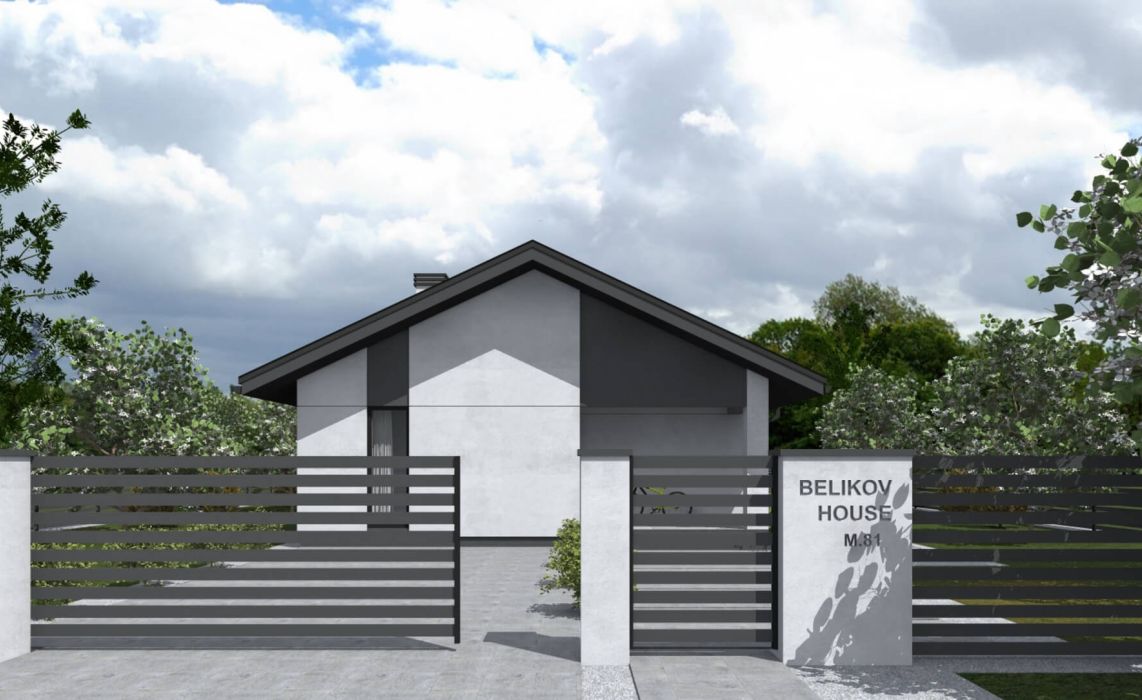 Люмборг ПазлХаус, крыша скатная