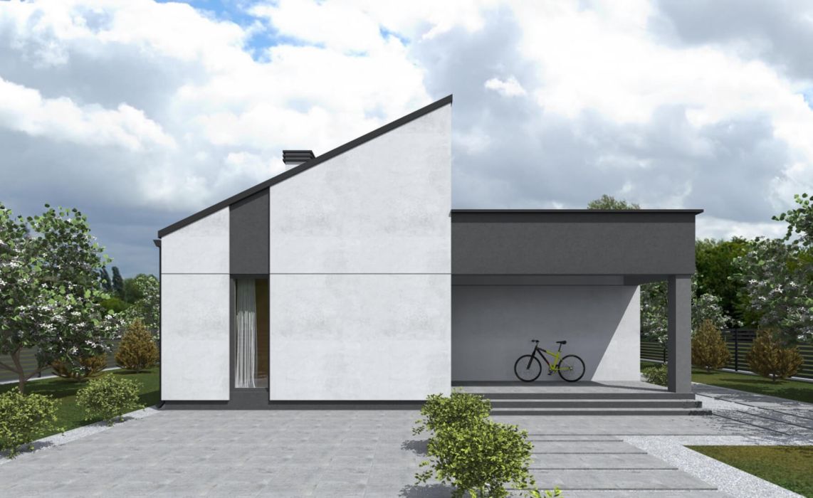 Тидберг ПазлХаус, крыша комбинированная