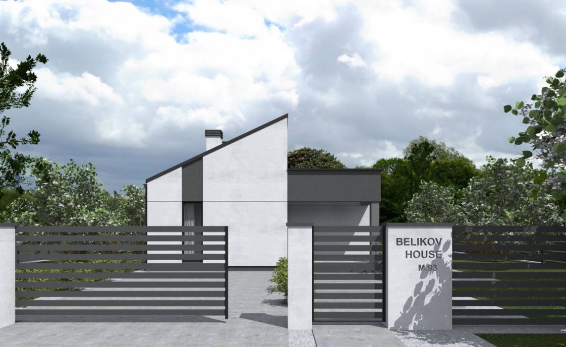 Ноунейм Пазл Хаус 93, крыша комбинированная