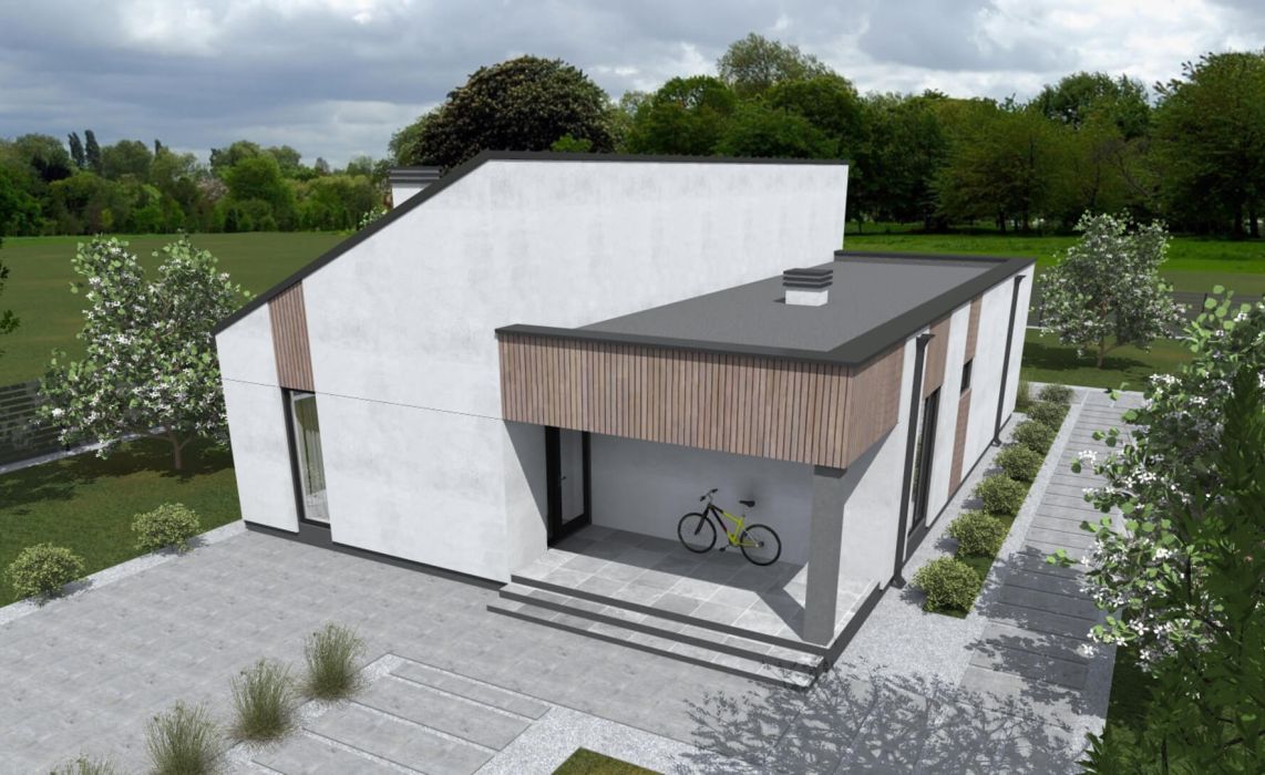 Норхельм ПазлХаус, крыша комбинированная