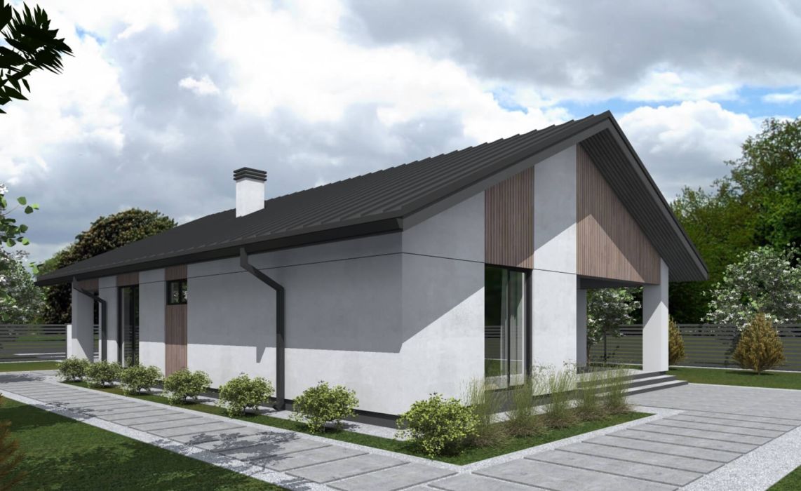 Норхельм ПазлХаус, крыша скатная