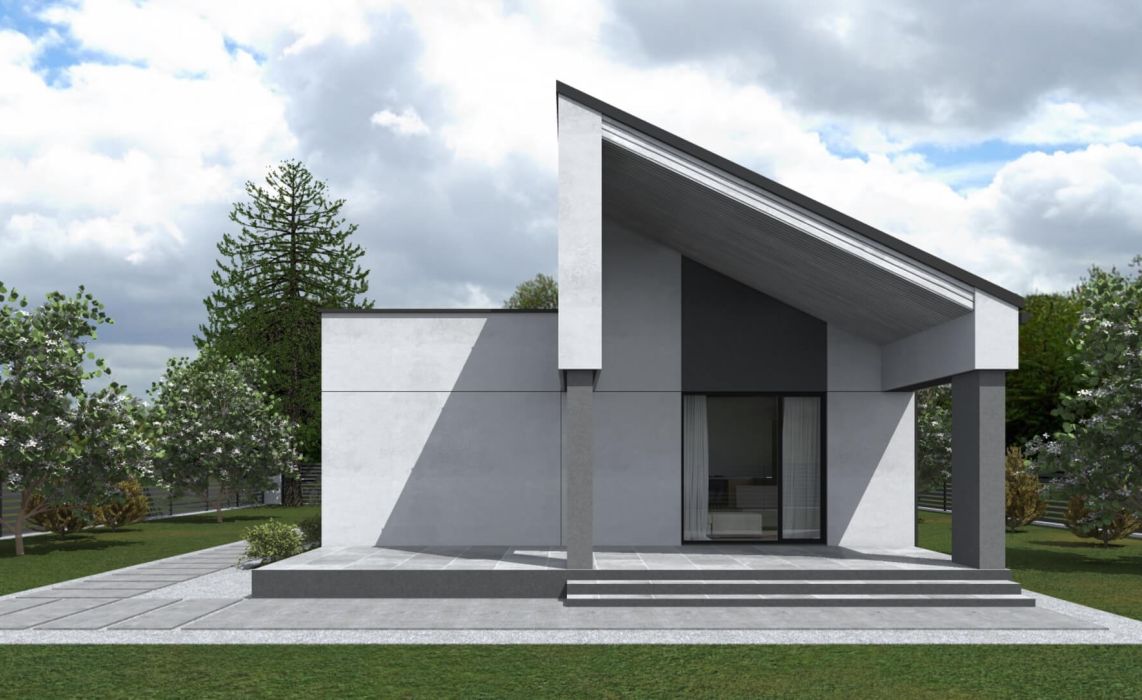 Люмборг ПазлХаус, крыша комбинированная