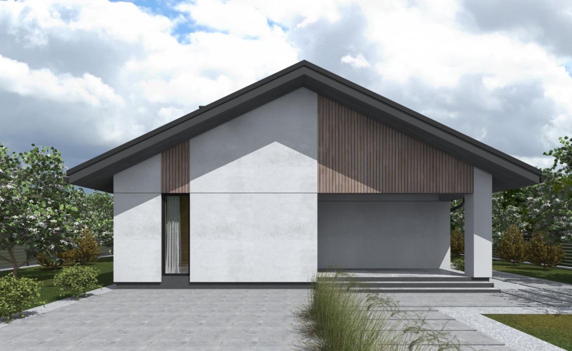 Норхельм ПазлХаус, крыша скатная